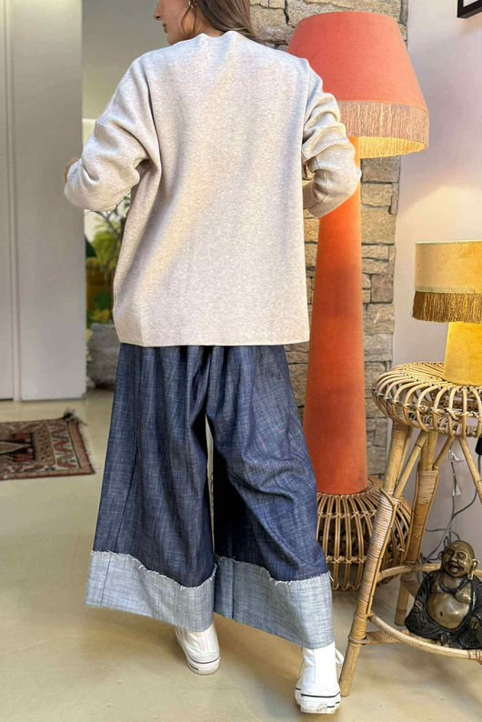 Hello Miss Daisy Knit Mocha Marl